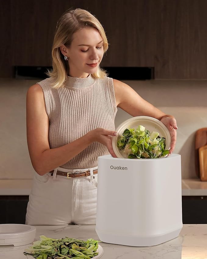 Electric Composter for Kitchen, 4L Smart Countertop Compost Bin, Odorless | Low - Image 7