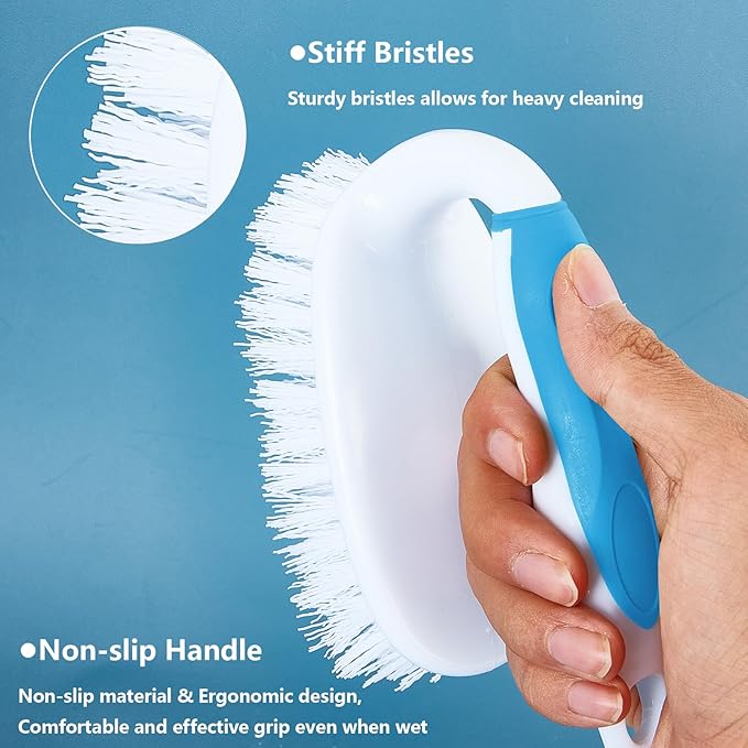 Scrub Brush Set, 4 Pack Deep Cleaning Brush Kit - Image 5