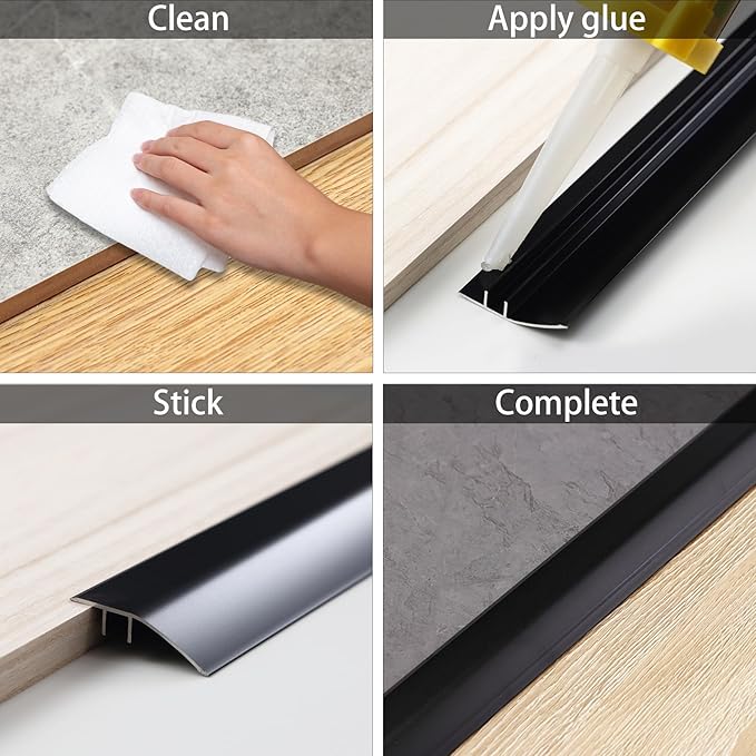 Gaahing Aluminum Floor Transition Threshold Strip, Bridge The Height Gap - Image 6