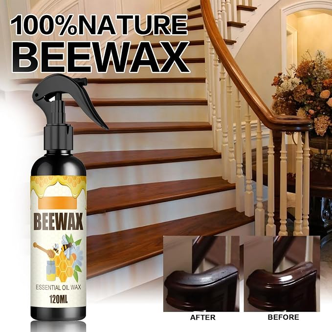 Beeswax Spray Cleaner with Sponge & Towel - Image 8