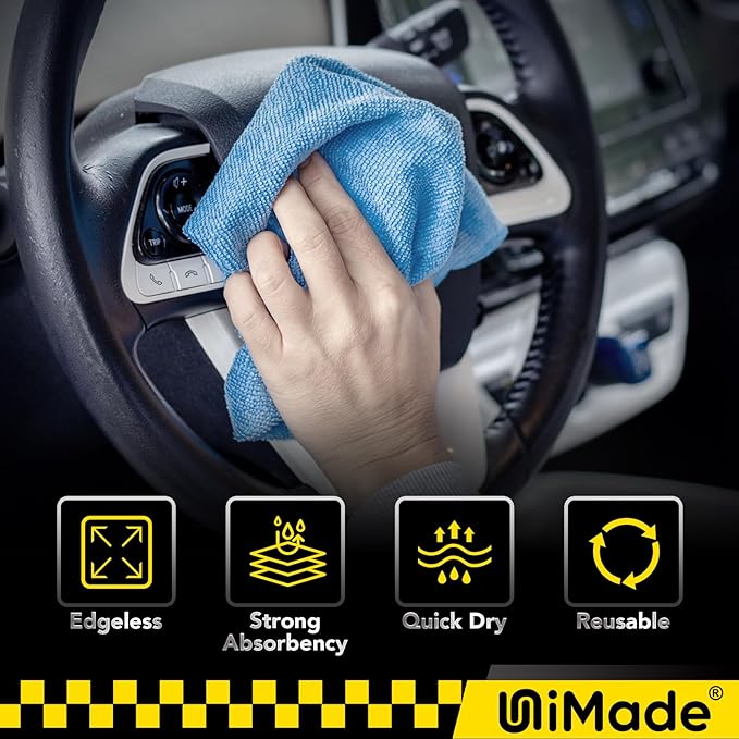 Shop Towels, 100 Pack Commercial Grade Work Rags Microfiber Towels - Image 6