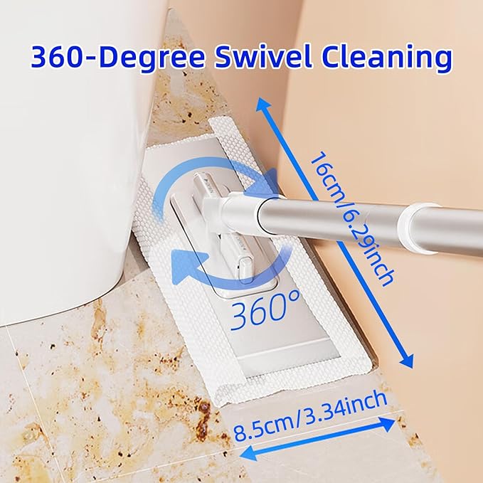 Mini Sweeper Mop No-Touch Dirty Cleaning Flat Dust Mop - Image 5