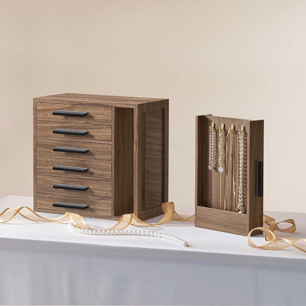 HOOBRO Jewelry Box for Women, Large Jewelry Organizer Box