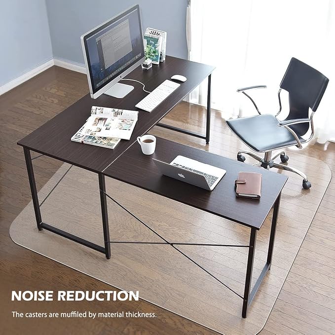 SALLOUS Office Chair Mat for Hard Floors, Slip Resistant Floor Protector Desk - Image 7