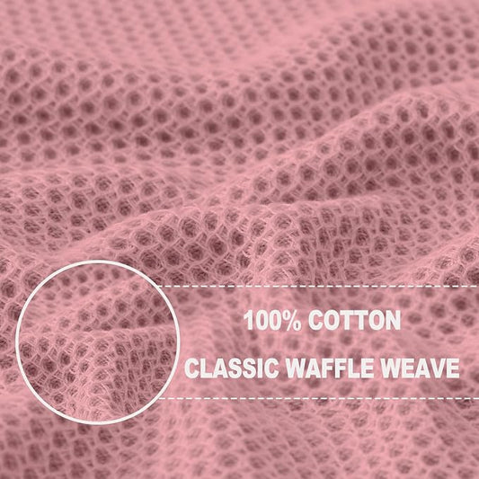 Homaxy 100% Cotton Waffle Weave Kitchen Dish Towels, Ultra Soft Absorbent Quick - Image 2