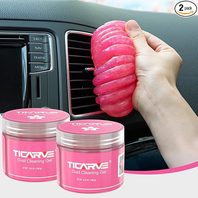 TICARVE 2Pack Cleaning Gel Car Putty Car Clean Putty Gel Auto Tools Car by TICARVE