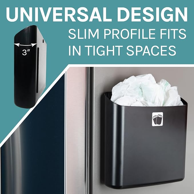 JS Jackson Supplies Black Lint Bin - Image 5