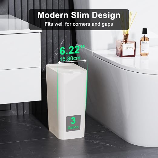 N. NETDOT 3 Pack Small Trash Can - Image 2
