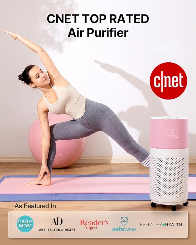 CleanForce Air Purifier for Home Large Room up to 2550 ft², Swiss Sanitized - Image 9