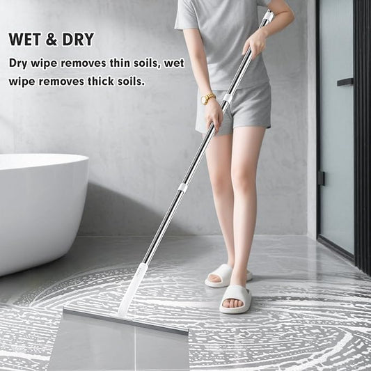 Rubber Floor Squeegee for Smooth Surface Concrete Floor, Tile Floor, Heavy Duty - Image 2