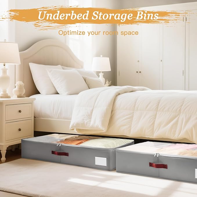 Criusia Under Bed Storage Bins - Image 4