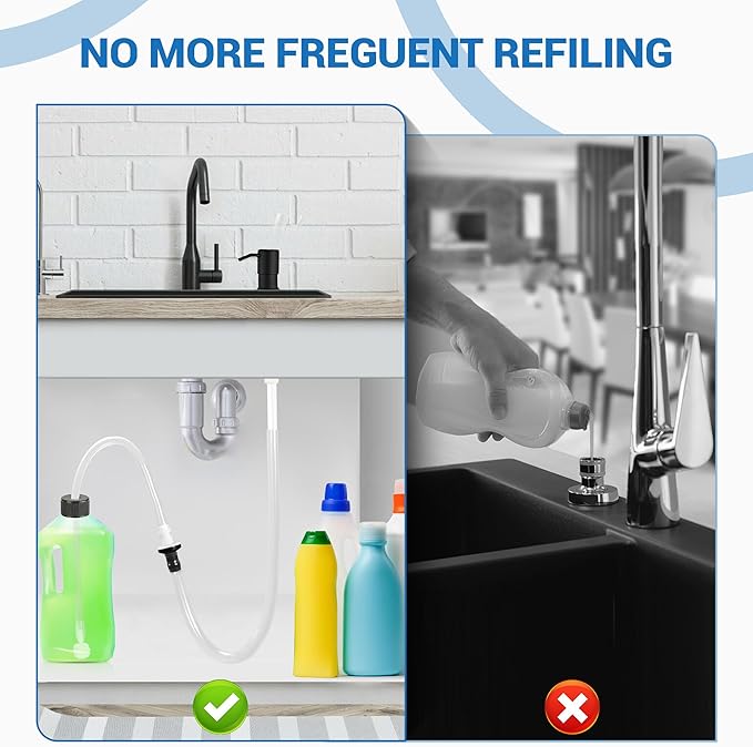 Yofidra Sink Soap Dispenser Extension Kit: Under Sink Dish Soap Dispenser - Image 2