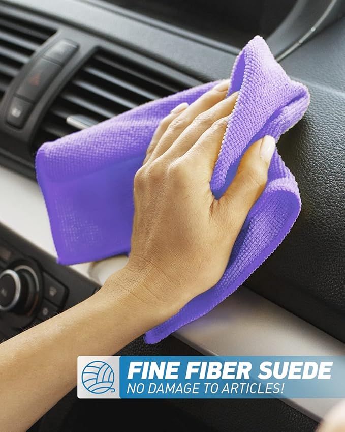 Microfiber Cleaning Cloth-24Pcs Ultra Soft Highly Absorbent Rags - Image 6