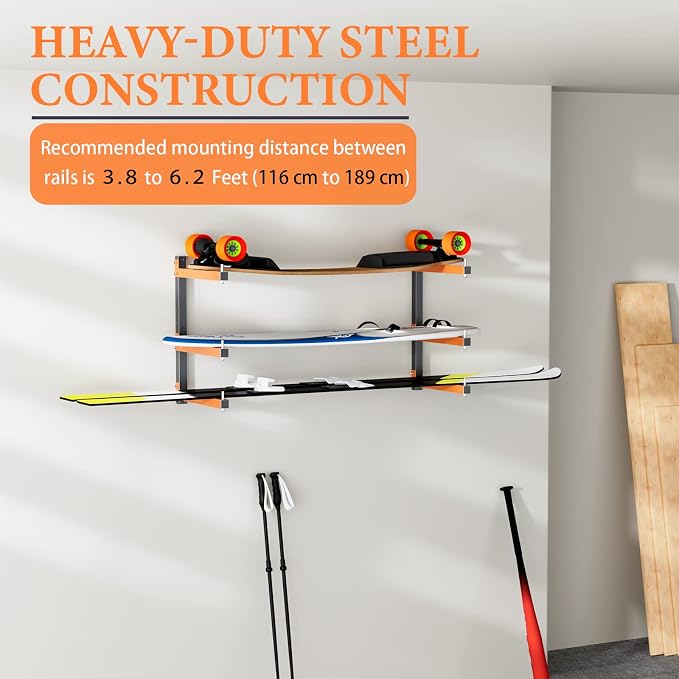Lumber Rack Heavy Duty Wood Racks Wall Mount Folding Lumber Storage Racks - Image 4