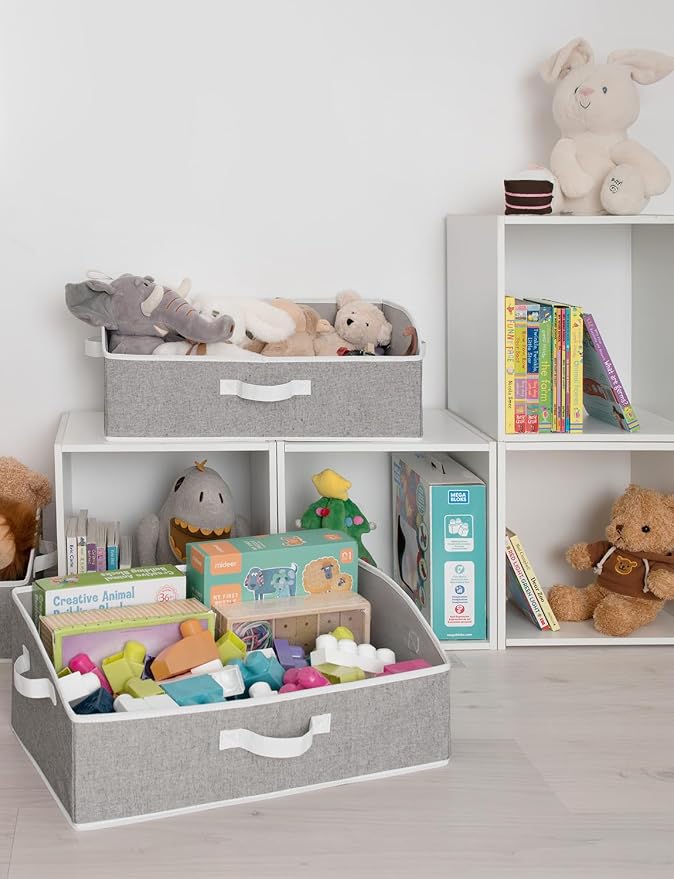 StorageWorks Closet Storage Bins, Trapezoid Organizer Box - Image 4