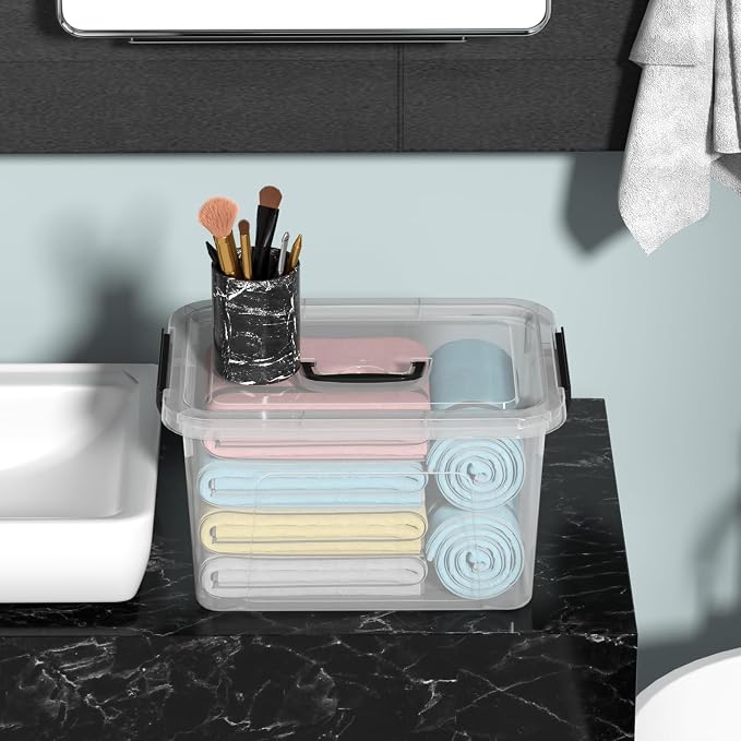 10 Quart Plastic Storage Bins - Image 6