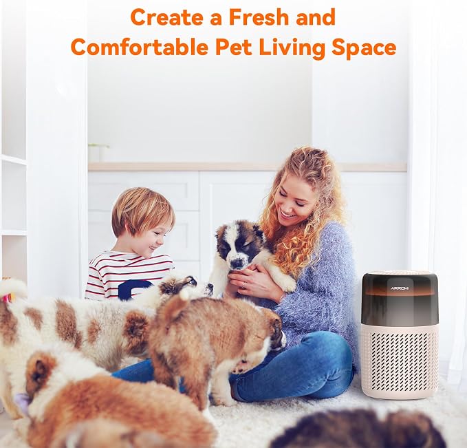 AIRROMI Air Purifier for Bedroom Home, HEPA Filter, Covers Upto 549 Ft² - Image 4
