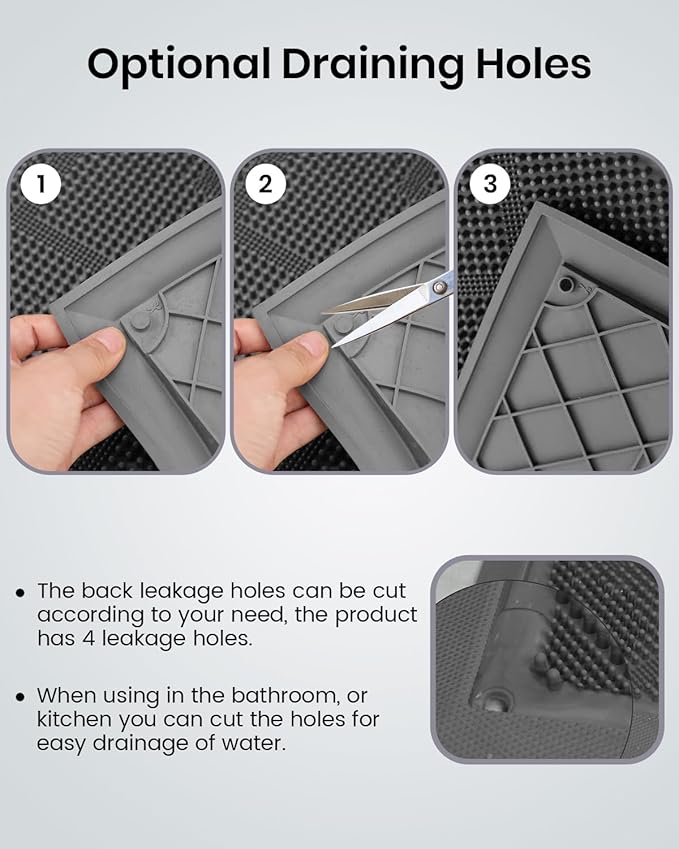 HAMARA Front Door Mat for Outside Entrance 35.5"x17" – Anti-Slip Dirt-Trapping - Image 4
