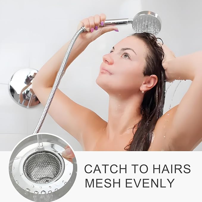 2pcs Heavy Duty Stainless Steel Slop Basket Filter Trap, 4.5" Top / 2.95" Mesh - Image 6