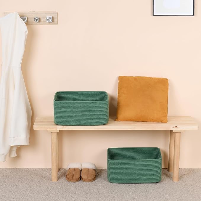 Large Storage Baskets for Shelves, Closet Organizers Bins for Clothes Blanket - Image 6