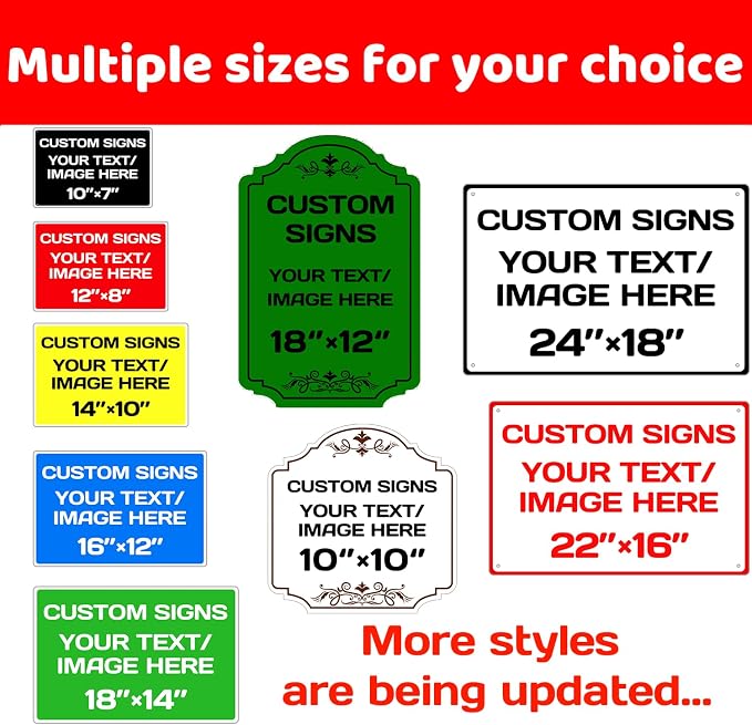 Personalized Aluminum Weatherproof Metal Signs - Image 5