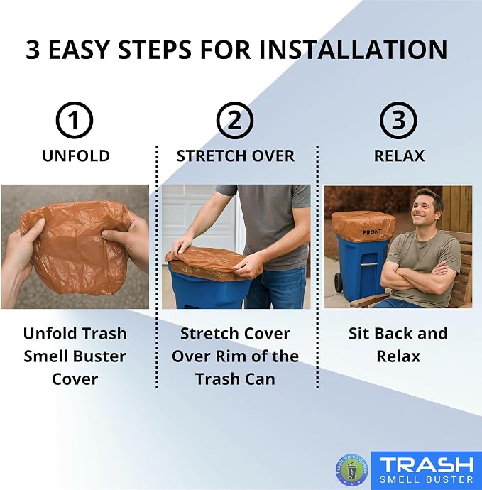 Trash Can Cover Odor Eliminating Bag - Image 7