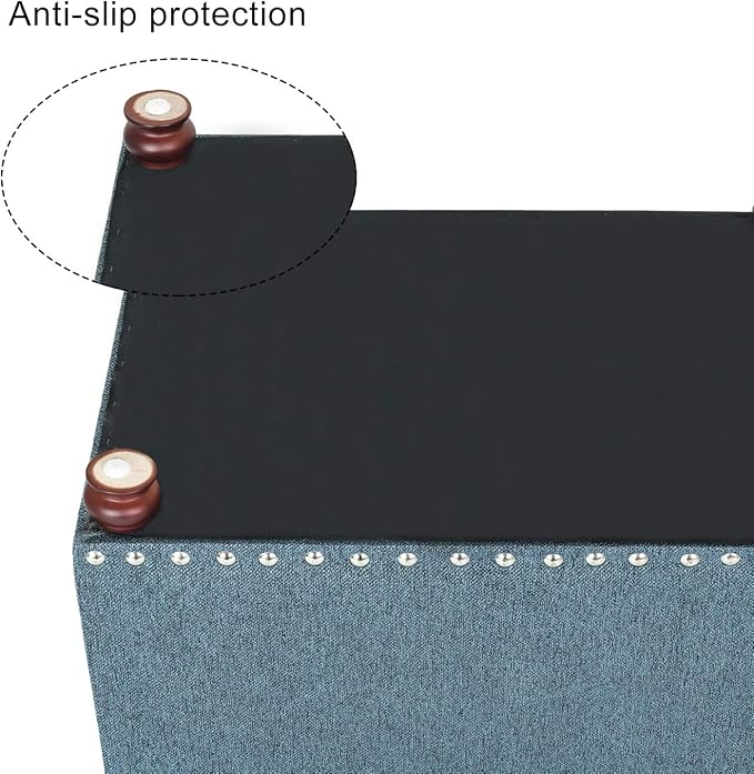Joveco 24" Ottoman with Storage - Image 6