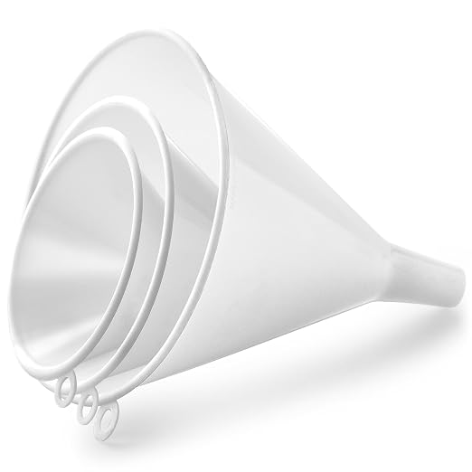 Zulay Kitchen 3-Piece Plastic Funnel Set by ZulayKitchen