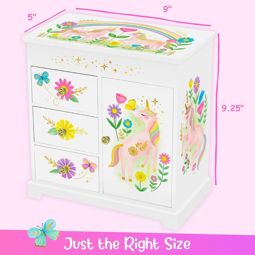 Giggle & Honey® Unicorn Musical Jewelry Box for Girls