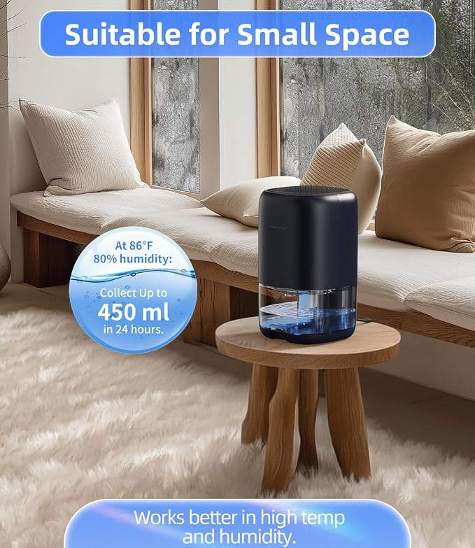 TABYIK Dehumidifier, 35 OZ Small Dehumidifiers - Image 2