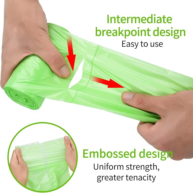 5.2 Gallon Biodegradable Trash Bags | Eco Friendly, 20L Strong Multipurpose - Image 2