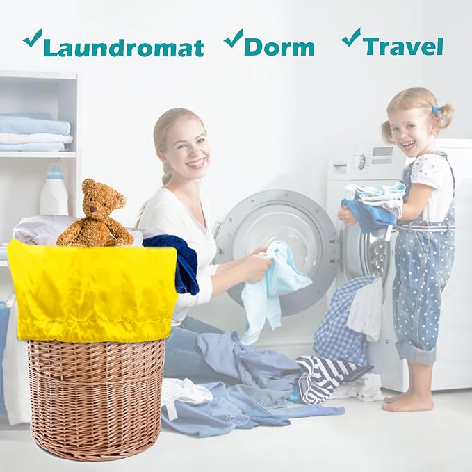 Heavy Duty Laundry Bag 2 Pack XL Nylon Laundry Bags - Image 4