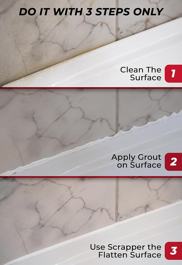 Tile Grout Repair, Grout Filler Tube Repair Kit, Tile Grout Paint, Grout Sealer - Image 7