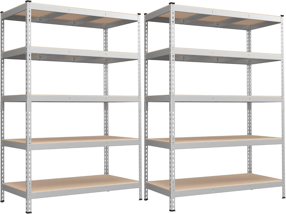 SONGMICS 5-Tier Storage Shelves, Load 2310 lb, Boltless Assembly, Adjustable