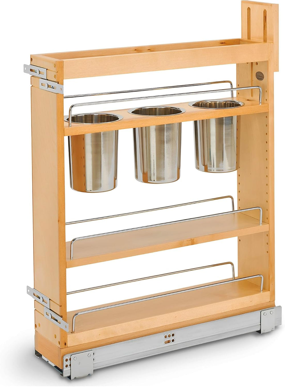 Rev-A-Shelf Pullout Organizer w/Soft-Close, Min Cabinet Opening 5.5" W