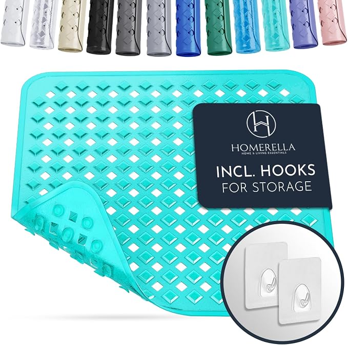 Homerella Anti Slip Shower Mat | Anti Mold Non Slip Bathtub Mat by Homerella