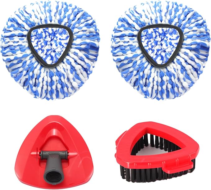 Mop Heads Replacements for OCedar RinseClean 2 Tank Spin Mop System, Mop by YZJAJZY