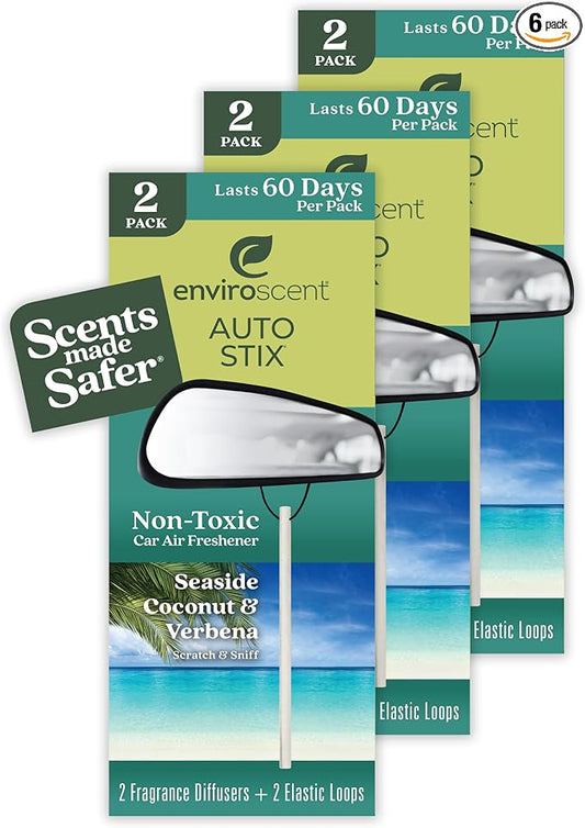 Enviroscent Non-Toxic Car Air Freshener Natural Car Air Freshener | Essential by Enviroscent