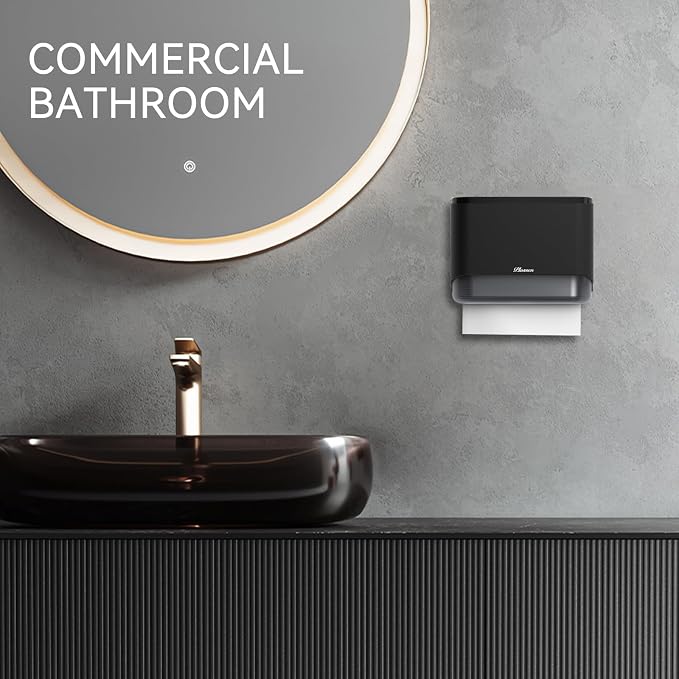 Commercial Paper Towel Dispenser Wall Mount C-Fold Multifold Trifold Towels - Image 9