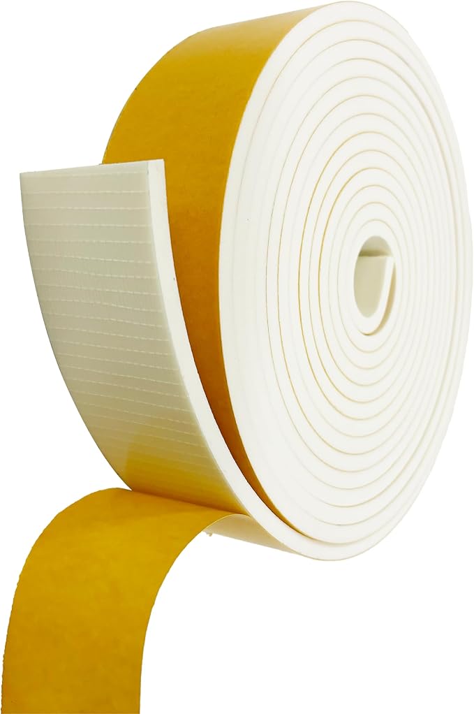 Weather Stripping Foam Tape, 17 Ft Door Seal Strip, EVA Material, High Density by RandallManufacturing