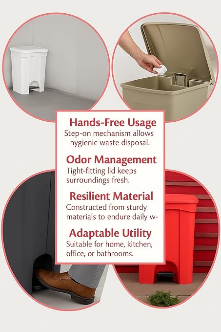 PRO&Family Step-On Trash Can - Image 5