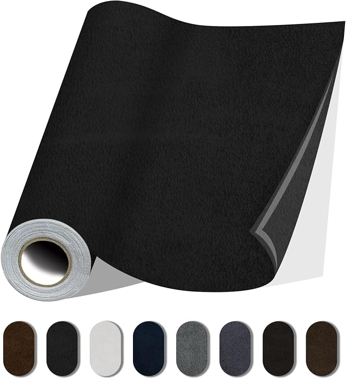 Fabric Repair Patches, 17X79 Inch Self-Adhesive Suede Patches Tape Durable by Lifeshoon
