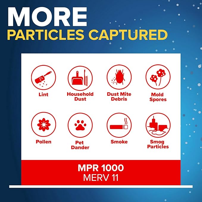 Filtrete 16x16x1 AC Furnace Air Filter, MERV 11, MPR 1000, Micro Allergen - Image 5