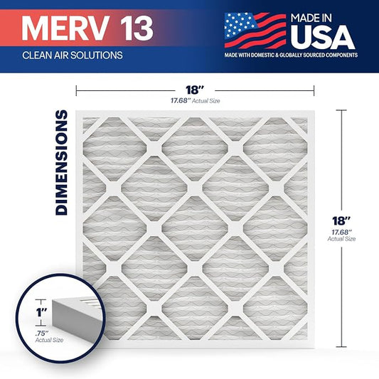 BNX TruFilter 18x18x1 Air Filter MERV 13 - Image 2