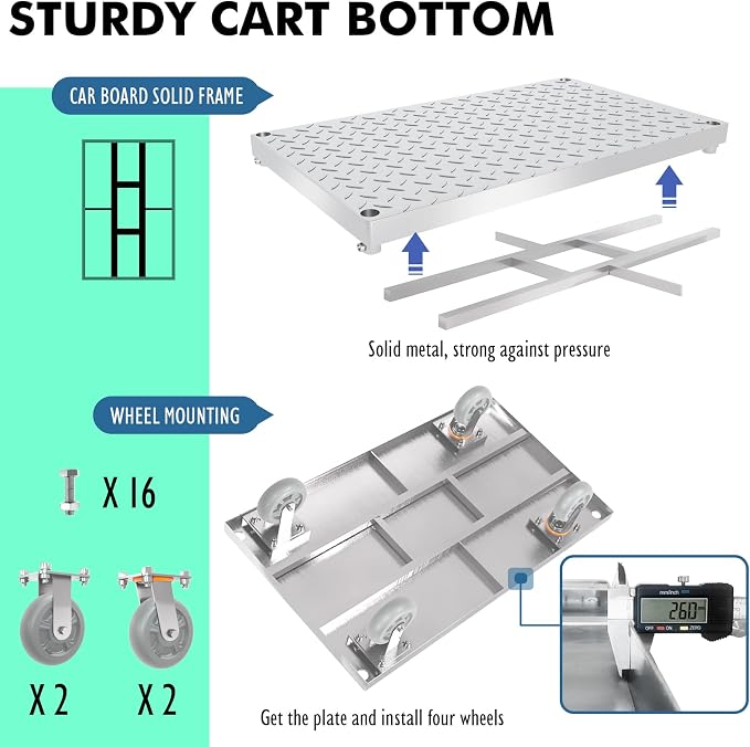 4-in-1 Platform Truck Cart - Image 3