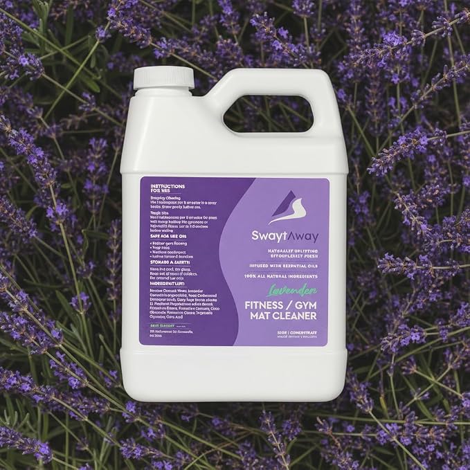 SwaytAway Fitness Mat Cleaner Concentrate – 32oz Lavender Essential Oil Formula - Image 6