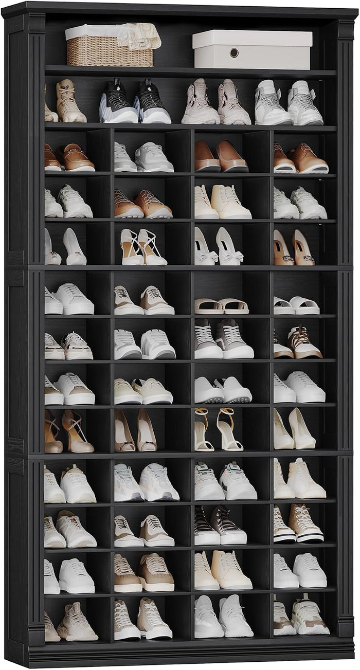 Hzuaneri 13 Tiers Shoe Storage Cabinet, Tall Shoe Cabinet with Cubby