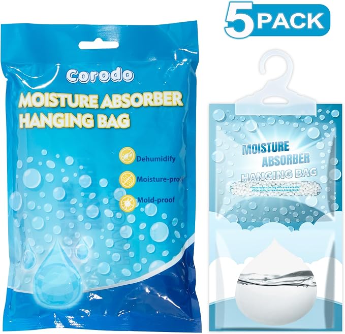 5 Pack Hanging Moisture Absorbers - Image 9