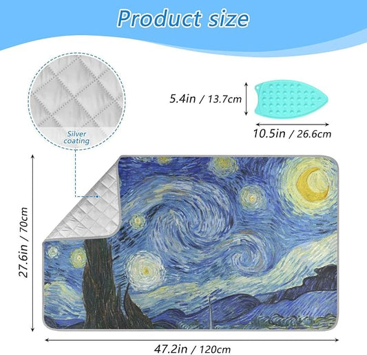 Ironing Mat Thickened Ironing Blanket Travel Portable Double-Side Using Ironing - Image 2
