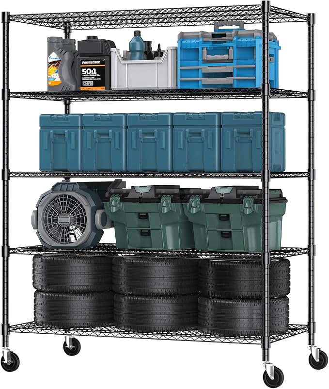 Himimi 5 Tier Wire Shelving by Himimi